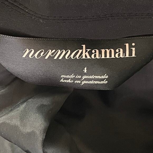 Norma Kamali Classic Single Breasted Jacket ⁦Black Blazer - Picture 8 of 10